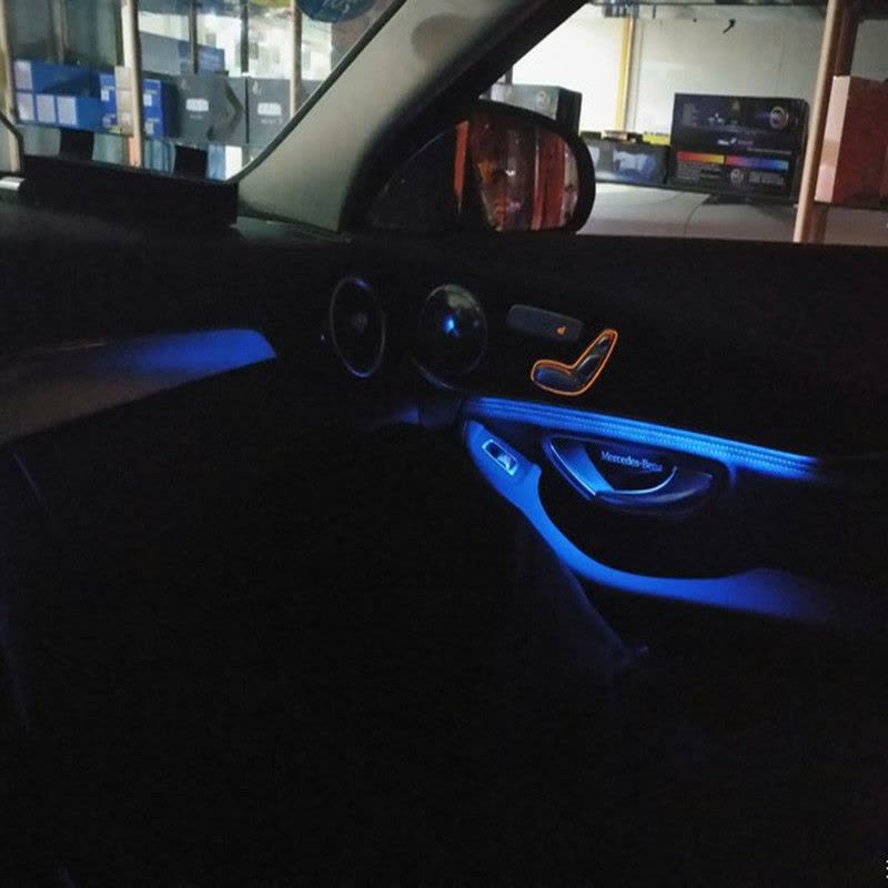 酷斯特奔驰C系 GLC系 E系改装冷光车内氛围灯图片