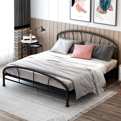 铁艺床北欧轻奢现代1.5米高低床卧室 阿斯卡利(ASCARI)小户型公主床单人双人ins风床