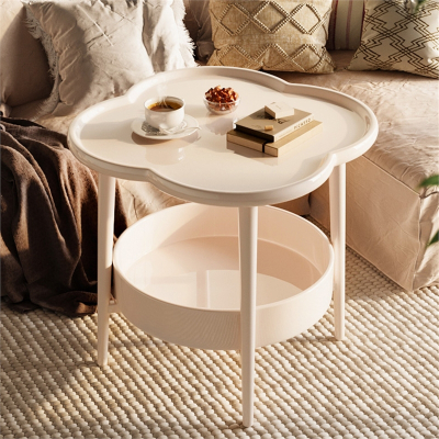 创意边几阿斯卡利(ASCARI)现代简约沙发小茶几边柜奶油风桌子客厅移动置物架小圆桌