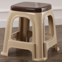 阿斯卡利(ASCARI)厚光面塑料凳子家用加厚餐桌凳高板凳大凳面塑料椅高脚凳结实