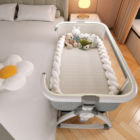 阿斯卡利(ASCARI)铝合金婴儿床可移动多功能便携式宝宝床可折叠儿拼接大床