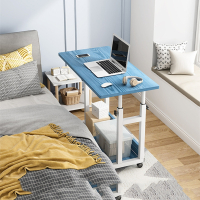 直播桌子古达电脑主播专用台式懒人桌可移动升降宿舍简易床边桌侧边款
