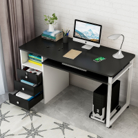 阿斯卡利简易电脑台式桌家用办公抽屉带锁写字桌学生书桌现代简约卧室桌子