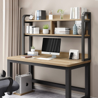 阿斯卡利电脑台式桌家用书桌书架一体学生卧室出租屋简约现办公写字桌子