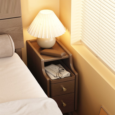 古达木床头柜简约现代小型床边收纳柜窄墙边夹缝置物架