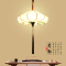 新中式荷花莲花吊灯现代餐厅阳台楼梯客厅灯创意个性中式风格A款直径40CM+赠送LED光源