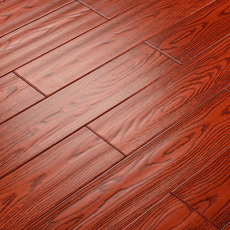 实木地板番龙眼冷色系橡木纹进口18mm原木天然环保耐磨F011都市诱惑图片