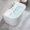 浴缸亚克力独立家用多功能靠墙现代排水器个性落地环保洗澡盆通用都市诱惑