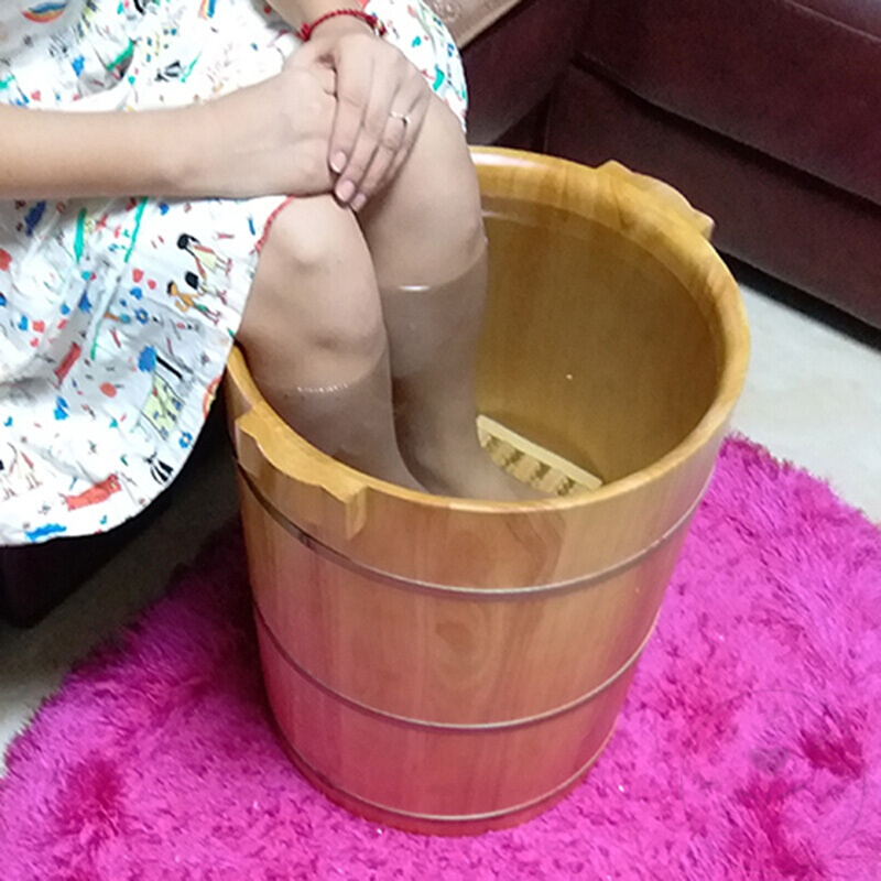 橡木泡脚木桶足浴桶家用泡脚盆木盆洗脚盆洗脚木桶泡脚桶实木都市诱惑