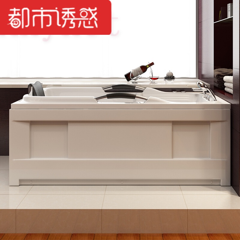 浴缸家用亚克力独立式浴盆Q101款裙边恒温浴缸都市诱惑