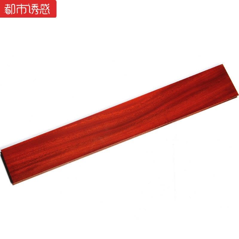 纯实木地板圆盘豆实木地板3A级18mm亚光耐磨环保厂家直销红色锁扣地暖(900*116)1㎡都市诱惑图片