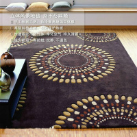 时尚简约格子地毯客厅茶几沙发手工腈纶加厚加密地毯满铺定制都市诱惑
