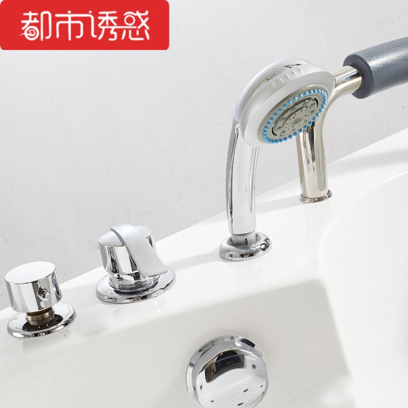 双人情侣浴缸三角扇形亚克力冲浪按摩恒温加热浴盆1.35米豪华配置(详情见描述)&asymp1.都市诱惑