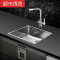 304不锈钢材料一体拉伸方形加厚厨房水槽单槽洗菜盆都市诱惑