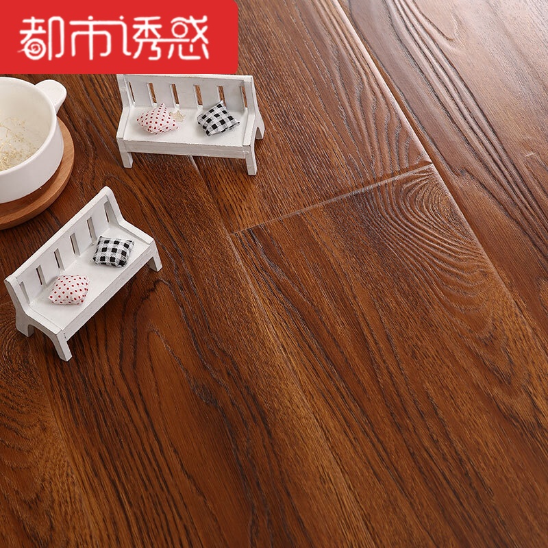 仿实木防水环保复古浮雕家用卧室强化复合地暖木地板12mmXY6990不1都市诱惑