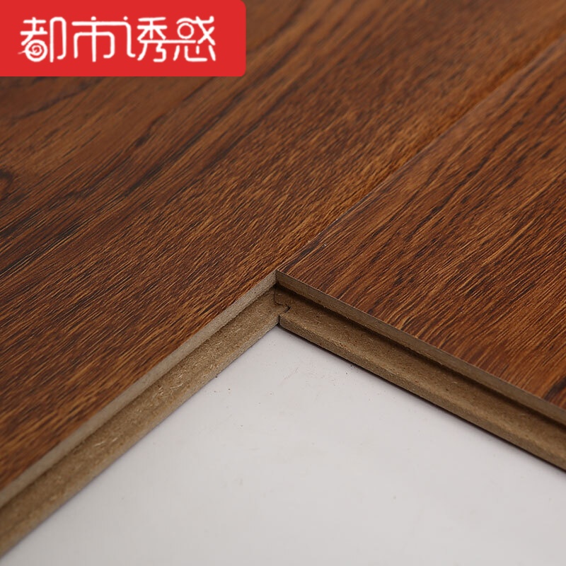仿实木防水环保复古浮雕家用卧室强化复合地暖木地板12mmXY6990不1都市诱惑