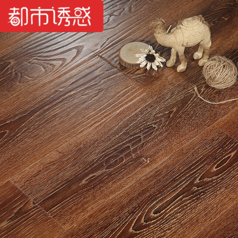 强化复合木地板卧室环保家用耐磨防水地暖冷灰色地板12mmJK7702浮雕面1㎡ 默认尺寸 JK7701浮雕面