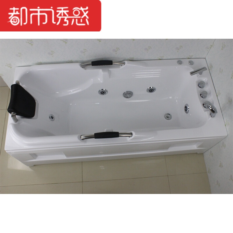 浴缸浴缸家用嵌入式独立式恒温冲浪按摩小户型浴缸浴盆 1.3m 五件套