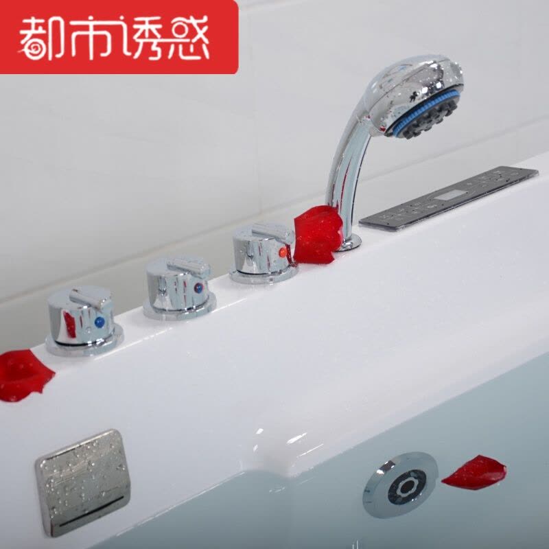 浴缸亚克力家用浴缸独立式浴缸浴池小户型嵌入式1.4米-1.7米都市诱惑图片