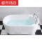 普通浴缸大浴池家用独立欧式浴盆浴缸亚克力1.2-1.6卫浴都市诱惑