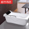 多功能日式耐用小户排水防臭浴缸亚克力手把简易环保把手普通浴缸洗手间都市诱惑