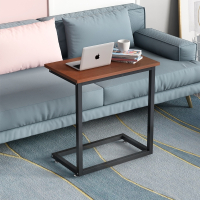 定制_铁艺沙发边几古达角几小茶几简约移动床边桌C型夹缝桌侧边电脑桌