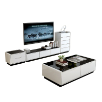 客厅电视柜现代简约小户型迷你电视柜茶几组合套装地柜多功能组合