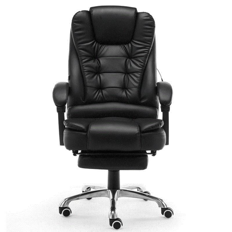 电脑椅子舒适家用办公室旋转休闲老板座椅职员皮椅凳子办公椅靠背图片