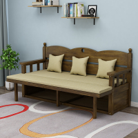 尋木匠实木沙发床小户型客厅卧室长椅子现代简约储物两用组合沙发床