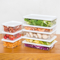 大号可叠加透明保鲜盒 冰箱密封收纳盒蔬菜水果保鲜盒储存盒