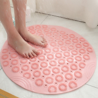 圆形浴室垫防滑垫淋浴房洗澡脚垫卫生间地垫易丢丢卫浴地垫带吸盘