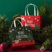 圣诞节礼品袋糖果纸袋平安夜礼物包装盒创意卡通圣诞树苹果收纳袋