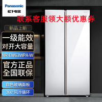 松下(Panasonic)NR-EW63WPA-W 632升 对开门变频风冷无霜冰箱 银离子除菌 360°风冷循环 白色