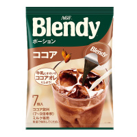 (清仓买1送1)日本进口AGF Blendy胶囊浓缩液体饮料 可可口味147g(7枚) 速溶可搭配冰咖啡