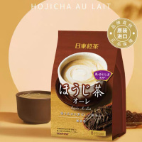 【2包装】日东红茶牌 煎茶口味奶茶烘焙欧蕾日式焙香茶速溶冲饮袋装 日本原装进口