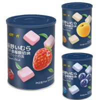 藤野一村 冻干草莓酸奶块80g 休闲零食即食小包装