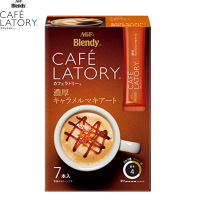 日本进口AGF Blendy latory焦糖玛奇朵咖啡7支装