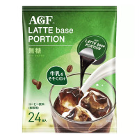 日本进口AGF Blendy胶囊浓缩咖啡液无糖味24颗装量贩分享装