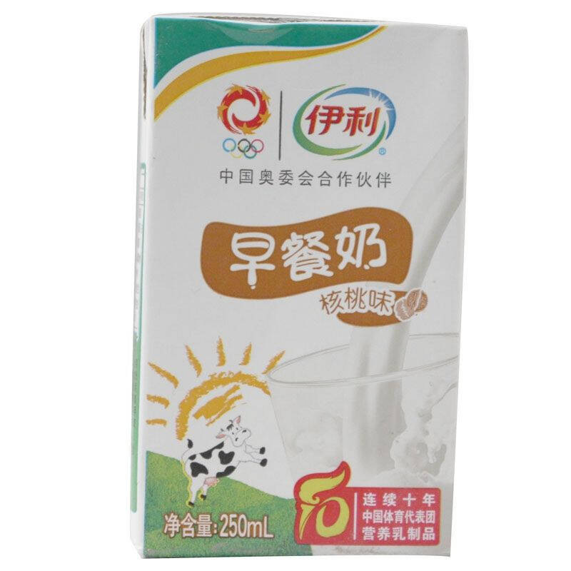 农聚源伊利早餐奶麦香味250mlx24盒牛奶乳品产发mk