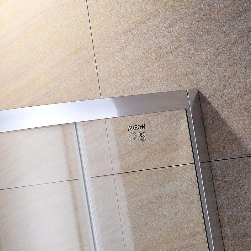 箭牌卫浴 淋浴房整体浴室弧扇形玻璃隔断沐浴房钻石型浴屏定制淋浴房图片