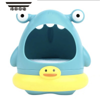 拓斯帝诺新款戏水玩具儿童洗澡玩具吹泡泡螃蟹浴室鲨鱼泡沫制造机