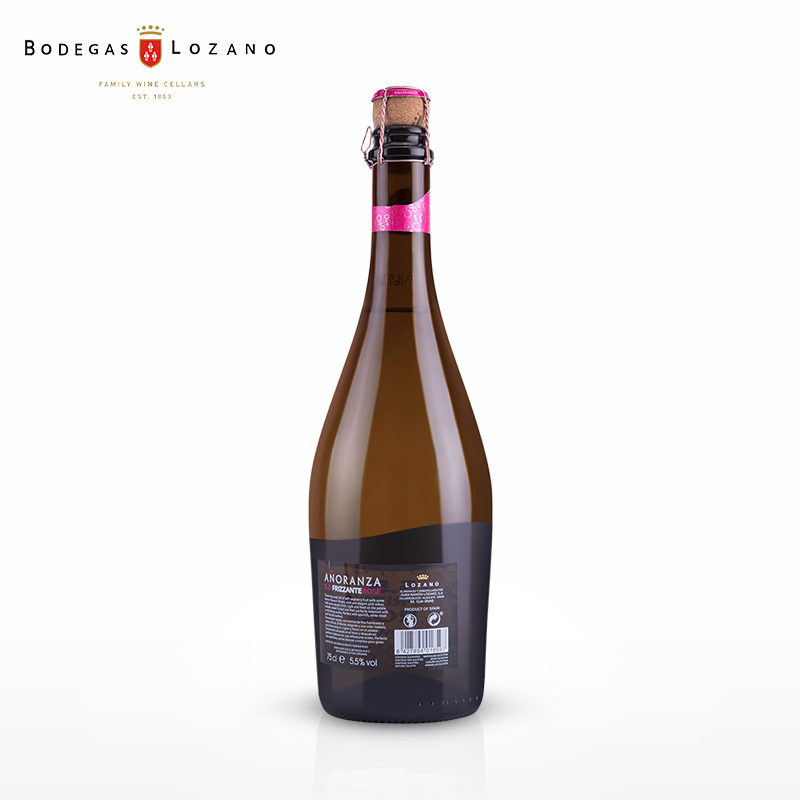 LOZANO洛萨诺酒庄西班牙原瓶进口罗曼桃红甜型气泡葡萄酒起泡酒饮料双瓶