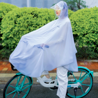 自行车雨衣闪电客单人男女电动车骑行专用初中学生山地单车全身雨披