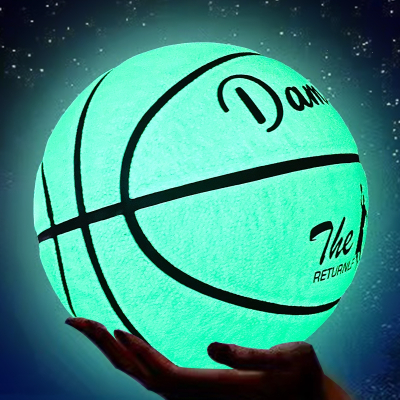 夜光发光篮球荧光7号儿童成人标准闪电客耐磨学生女室外生日礼物