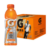 佳得乐 GATORADE 橙味 功能运动饮料 600ml*15瓶 整箱装 电解质饮料