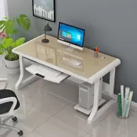 尋木匠电脑台式桌家用简约现代桌钢化玻璃电脑桌简易学习书桌办公桌