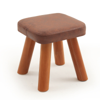 尋木匠小凳子实木换鞋凳茶几矮凳布艺时尚创意成人小板凳沙发方凳
