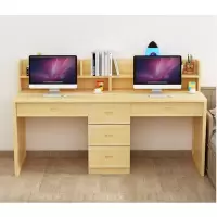 尋木匠实木电脑桌双人电脑桌学习桌实木双人书桌实木桌