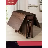 尋木匠实木折叠餐桌现代简约小户型餐桌椅组合家用家具桌子小折叠桌