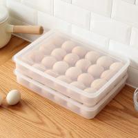 日本鸡蛋盒食物收纳盒冰箱用保鲜盒塑料装鸡蛋架 65280